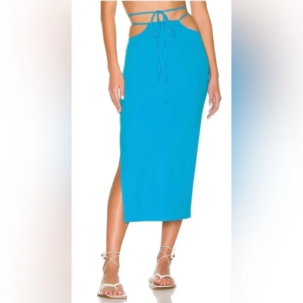 WeWoreWhat Cut out Midi Skirt